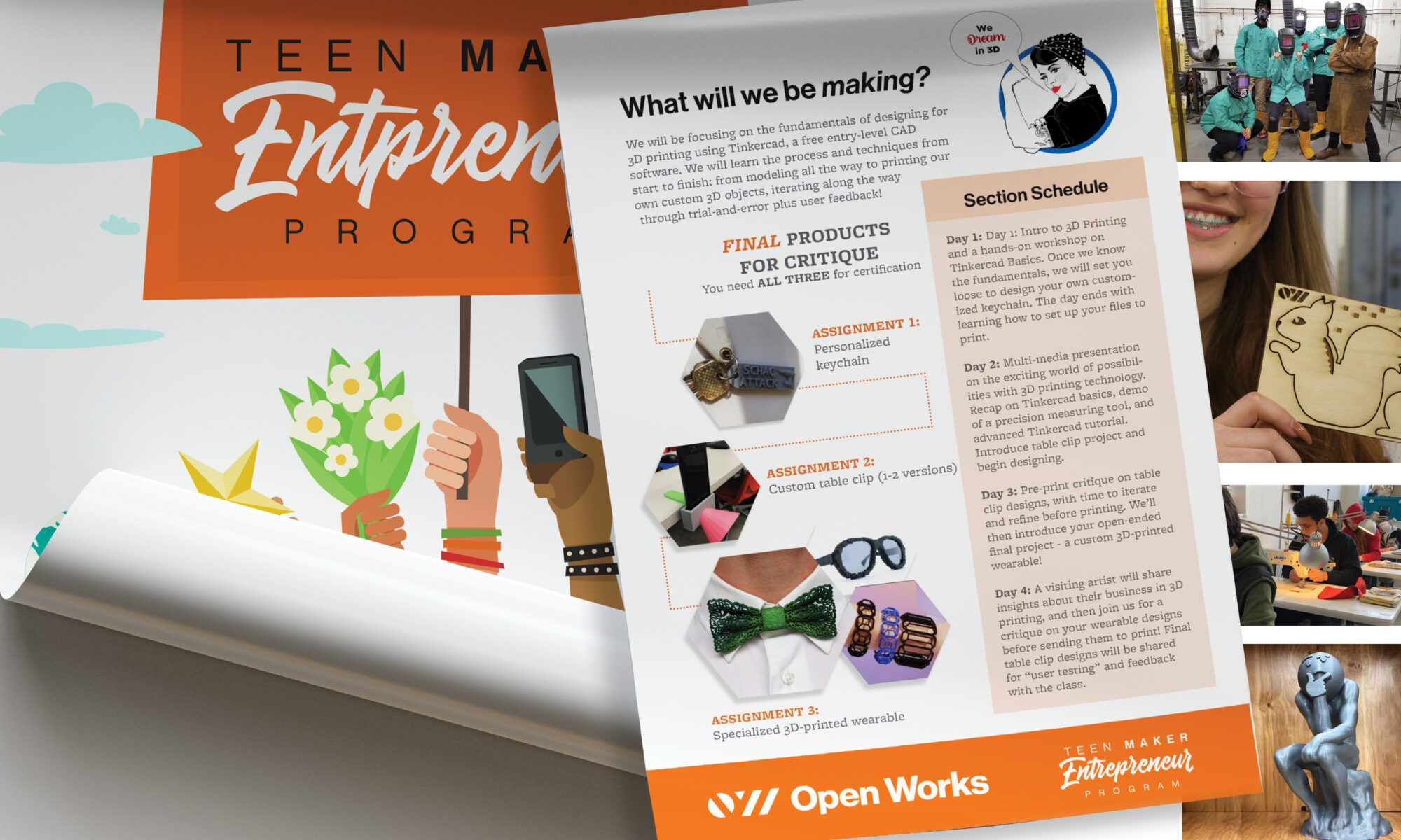 Open Work Teen Maker Program